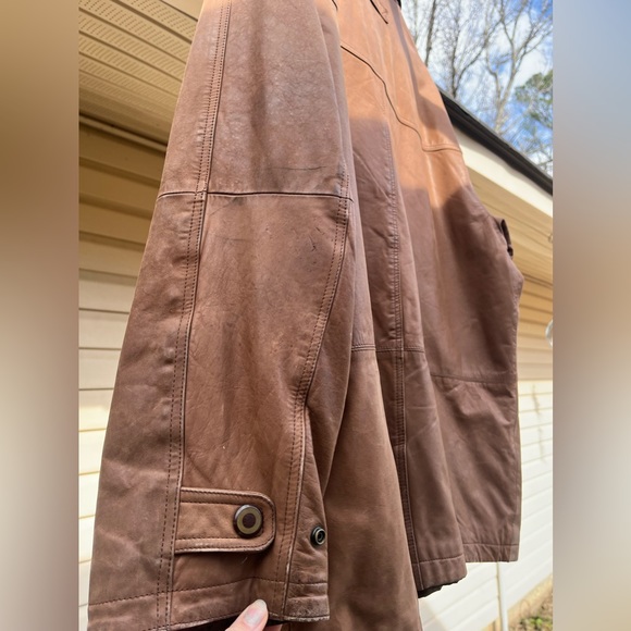 Vintage London Fog Leather Coat - Picture 10 of 12